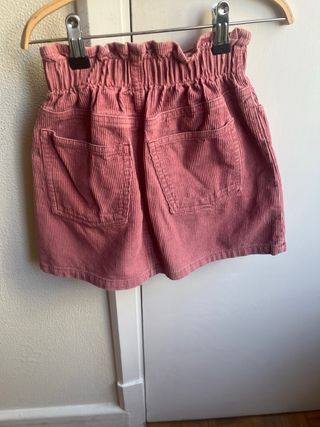 Falda pana rosa - Zara