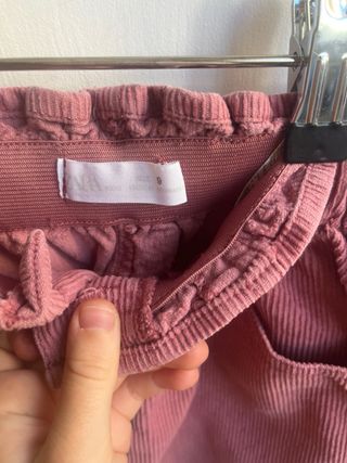 Falda pana rosa - Zara