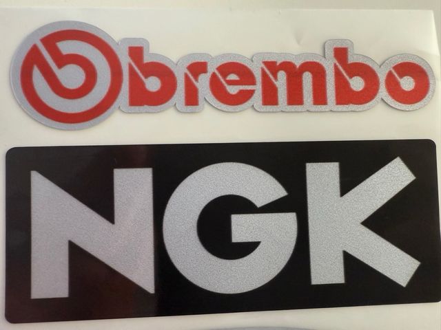 Pegatinas de Motos - Brembo, NGK, Arai