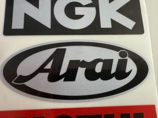 Pegatinas de Motos - Brembo, NGK, Arai