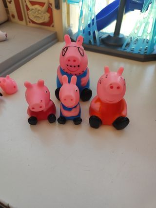 4 Figuras Peppa Pig Baño