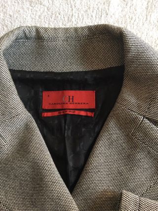 Chaqueta Carolina Herrera gris talla S