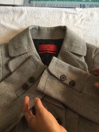 Chaqueta Carolina Herrera gris talla S
