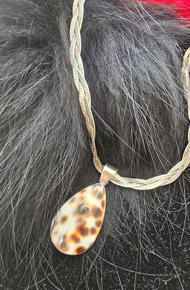 Collar  plata trenzado