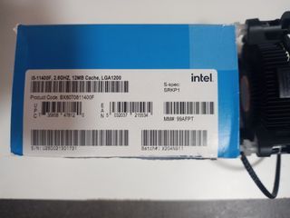 Ventilador, Intel Core i5-11400F LGA1200