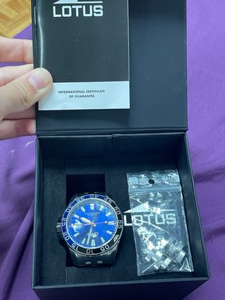 Reloj Lotus azul - Hombre
