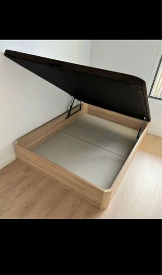 Canapé abatible madera beige