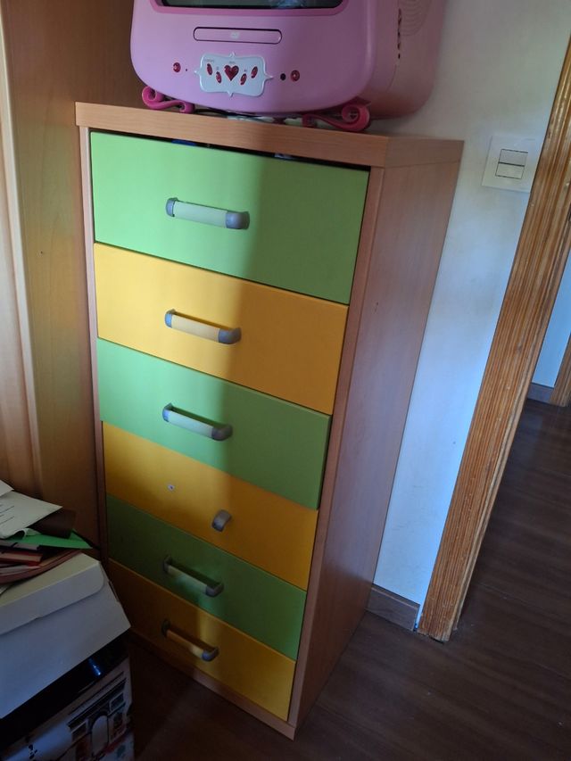 Cama nido juvenil madera amarilla