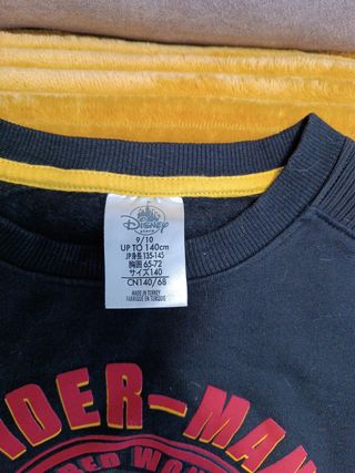 Sudadera Spiderman Niño 9-10 años