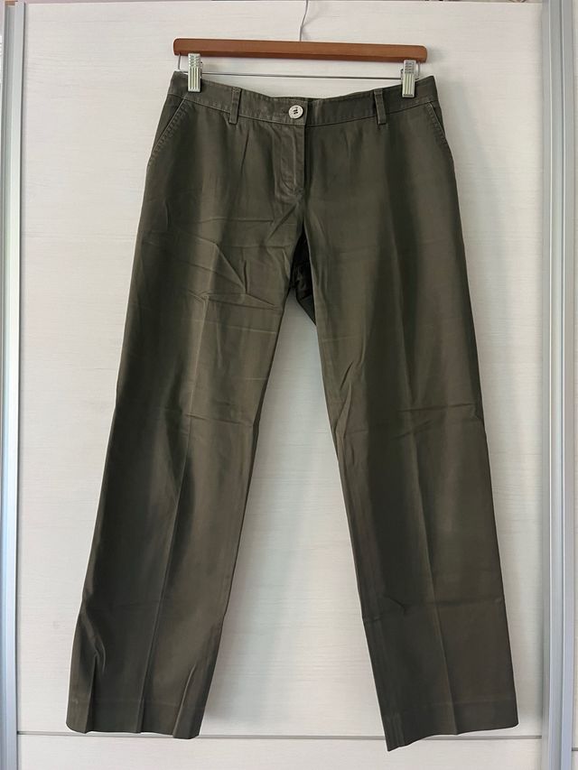 Pantalones Purificación García - Verde Oliva