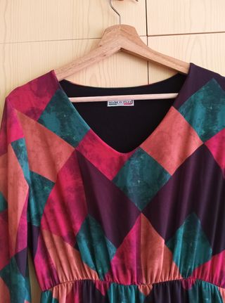 Vestido estampado multicolor - Talla única