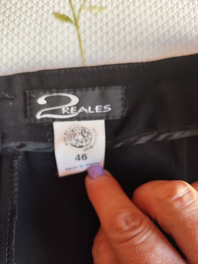 Pantalón vestir negro