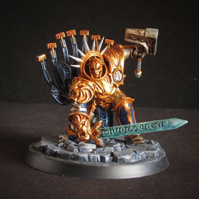 Gardus Steelsoul - Miniatura pintada