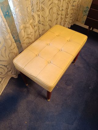 Banqueta vintage beige