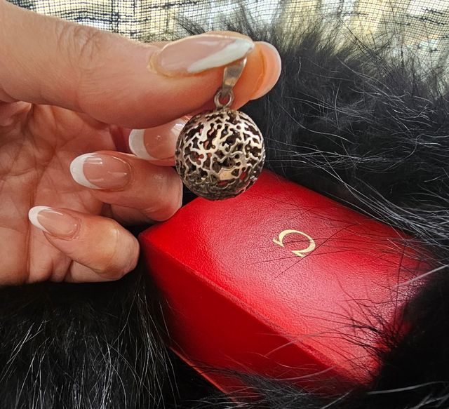 Colgante bola plata 925