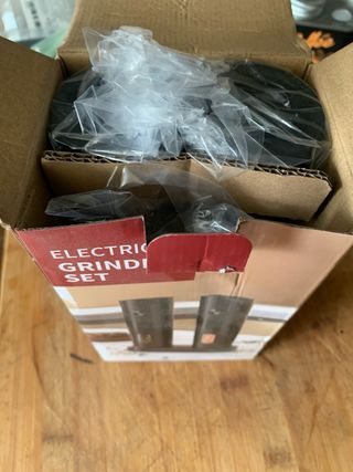 Molinillo eléctrico 2 pzas con base de cargador 