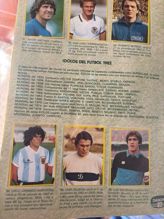 Álbum Danone Fútbol en Acción 82