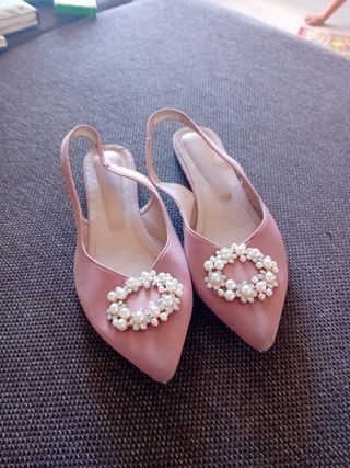 Zapatos planos rosa | Bailarinas