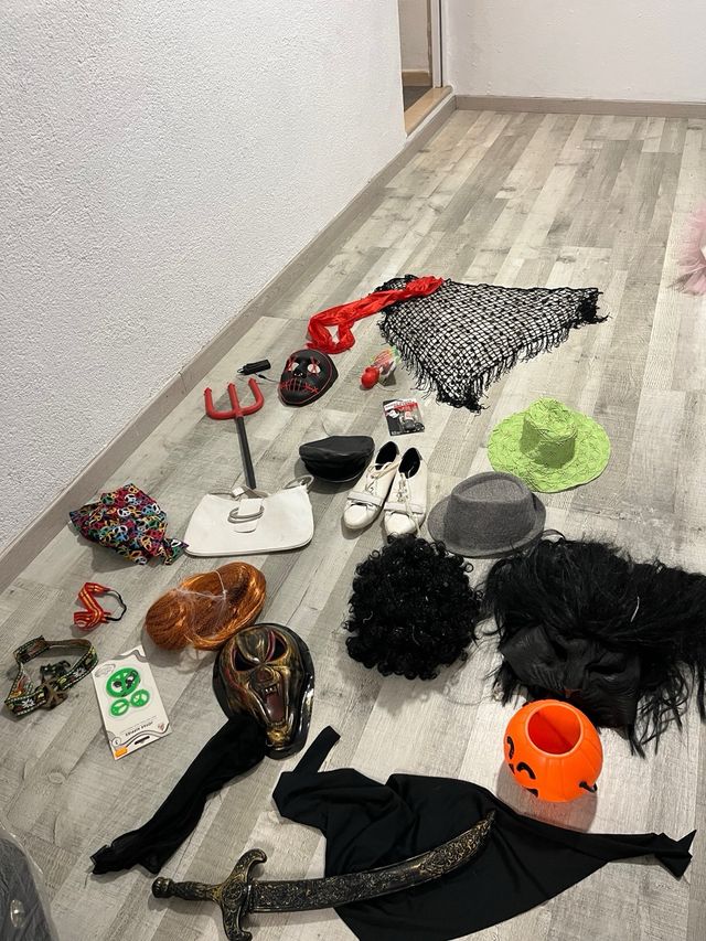 Disfraces Halloween: Guantes, accesorios