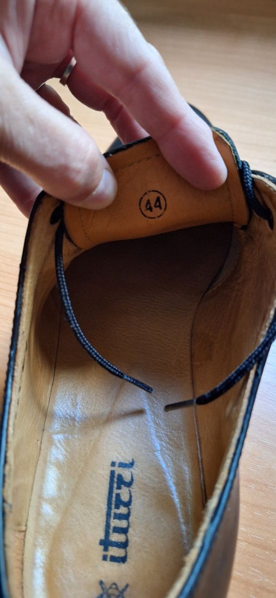 Zapatos Iturri negros de hombre - Talla 44