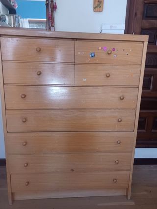 Cassettiera in legno