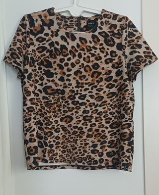 Camisa ONLY leopardo talla L