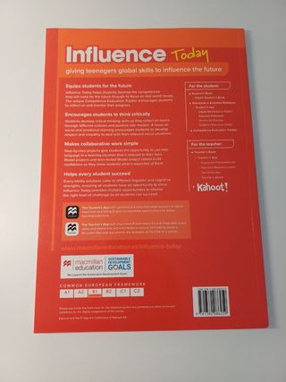 INFLUENCE TODAY 3 Student's book: libro de text...