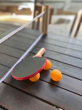 Red Ping Pong Set