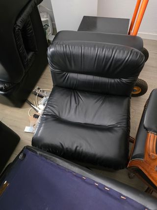 8 Sillones Oficina Piel Sintética