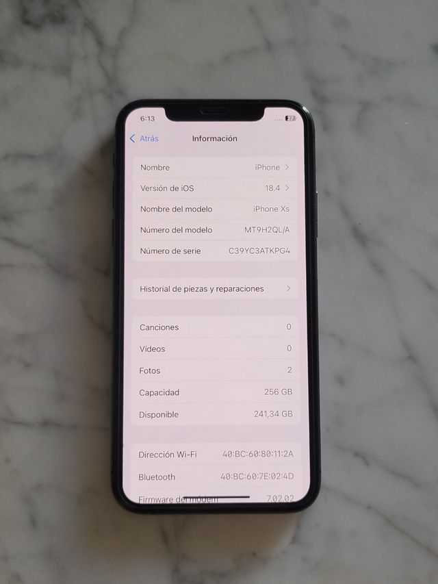 iPhone Xs 256Gb