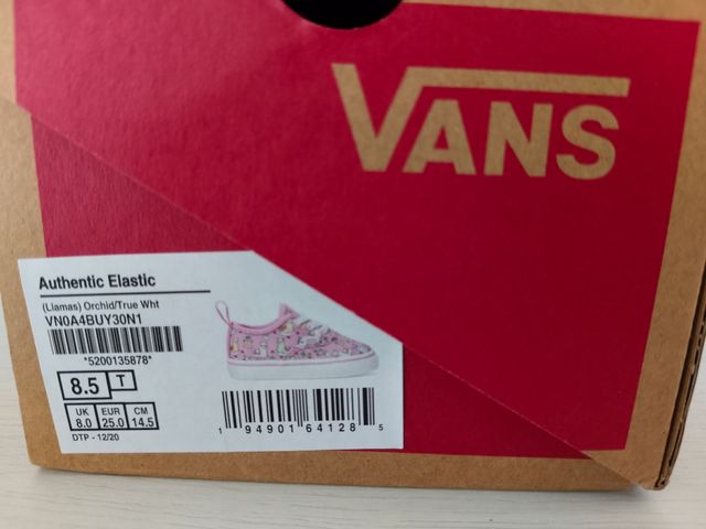 Vans llamas - Zapatillas niña talla 25
