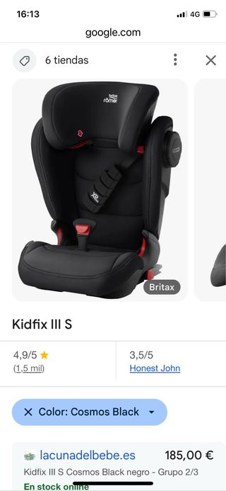 Britax Römer Kidfix III S Grupo 2/3