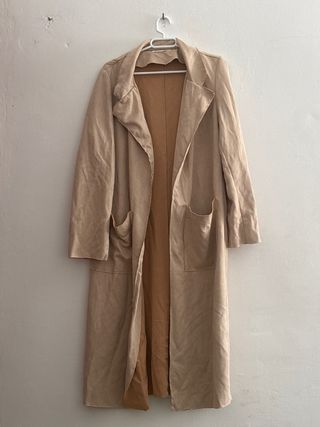 Gabardina ante beige