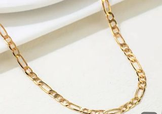 Collana da uomo in oro con maglie in acciaio