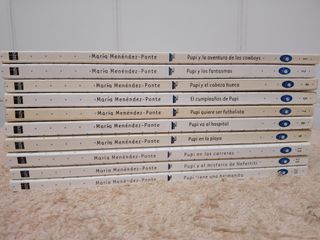 LOTE DE 10 LIBROS SERIE PUPI EL BARCO DE VAPOR