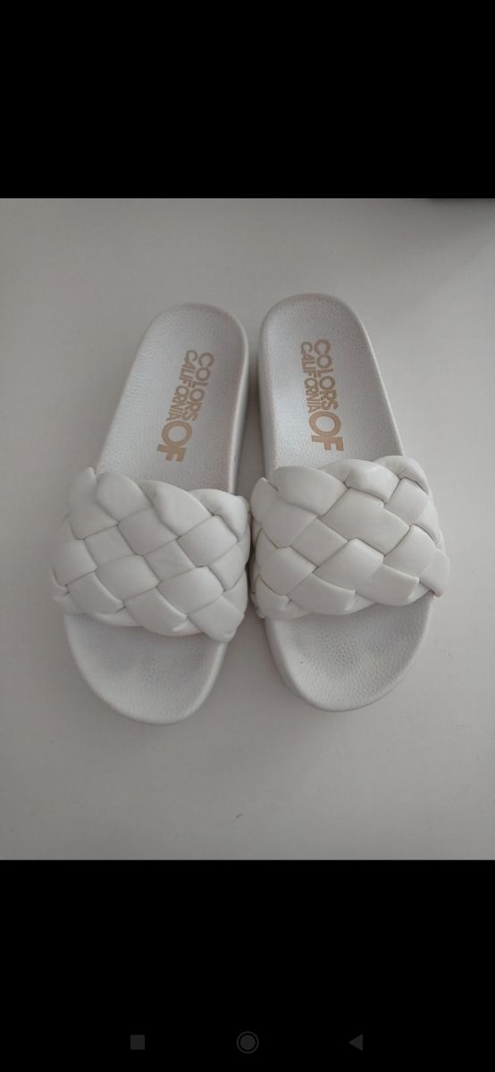 Ciabatte Colors of California bianche 38