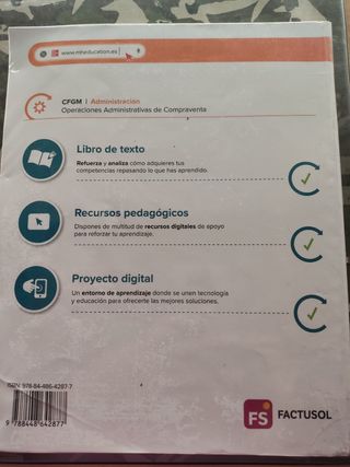 Operaciones administrativas de compraventa