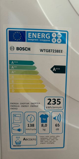 Secadora Bosch 8Kg