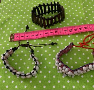 Lote 3 Pulseras artesanales 