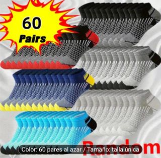 60 pares calcetines deportivos
