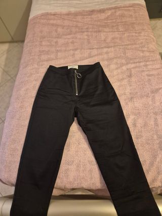 Pantaloni Terranova neri vita alta