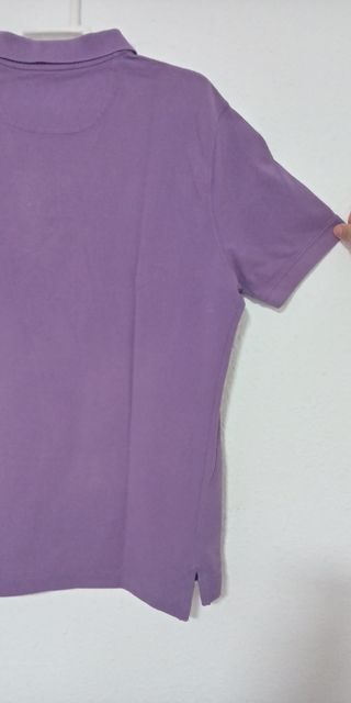 Polo L hombre morado - Marca Nautica