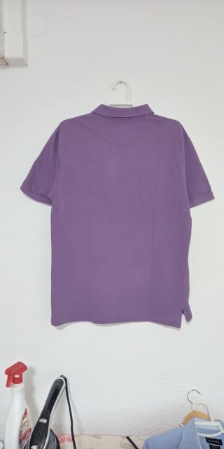 Polo L hombre morado - Marca Nautica