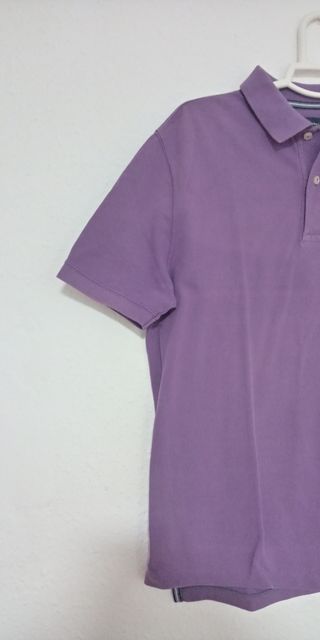 Polo L hombre morado - Marca Nautica