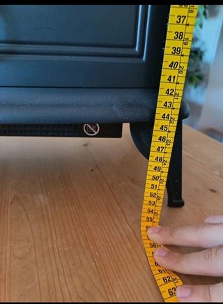 Chimenea eléctrica negra