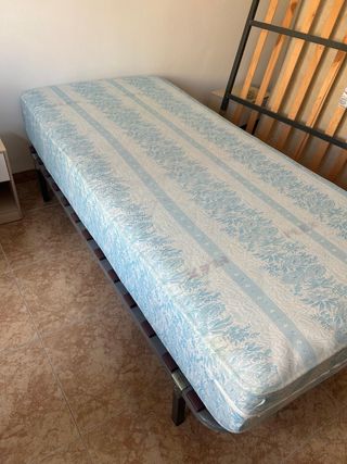 Cama de 90. Colchón Flex 90x190 + somier