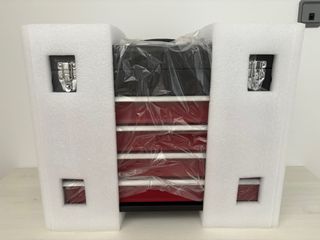 Caja herramientas 4 cajones ( negro y rojo)