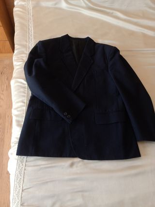 Chaqueta azul marino caballero