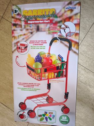 Carrito supermercado infantil imitoys