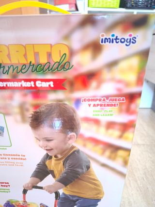 Carrito supermercado infantil imitoys